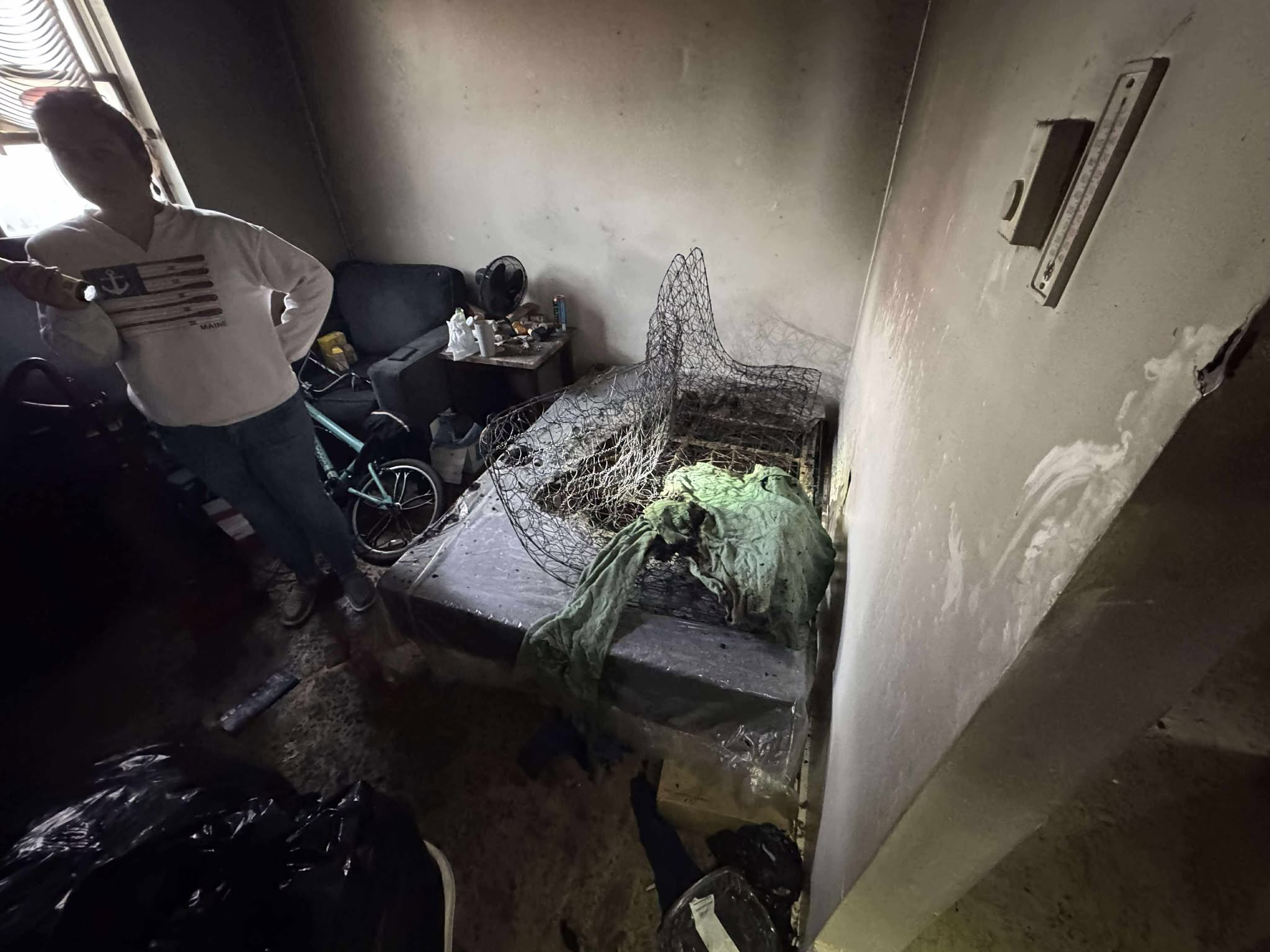 Fire damage interior burned unit Renpro property Syracuse NY